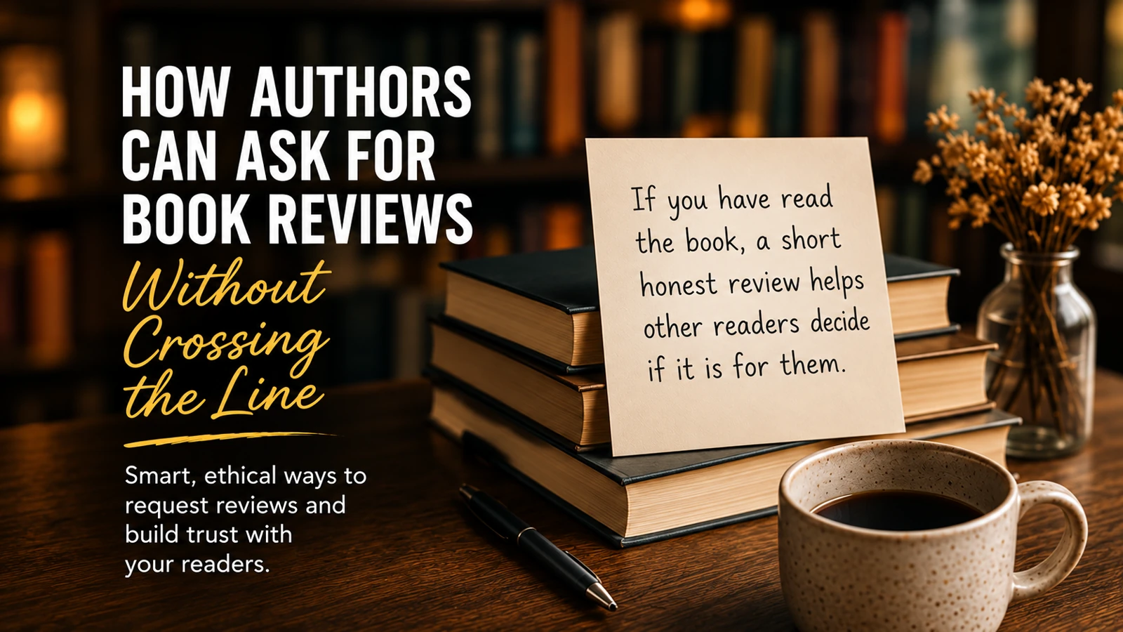 How Authors Can Ask for Book Reviews Without Crossing the Line